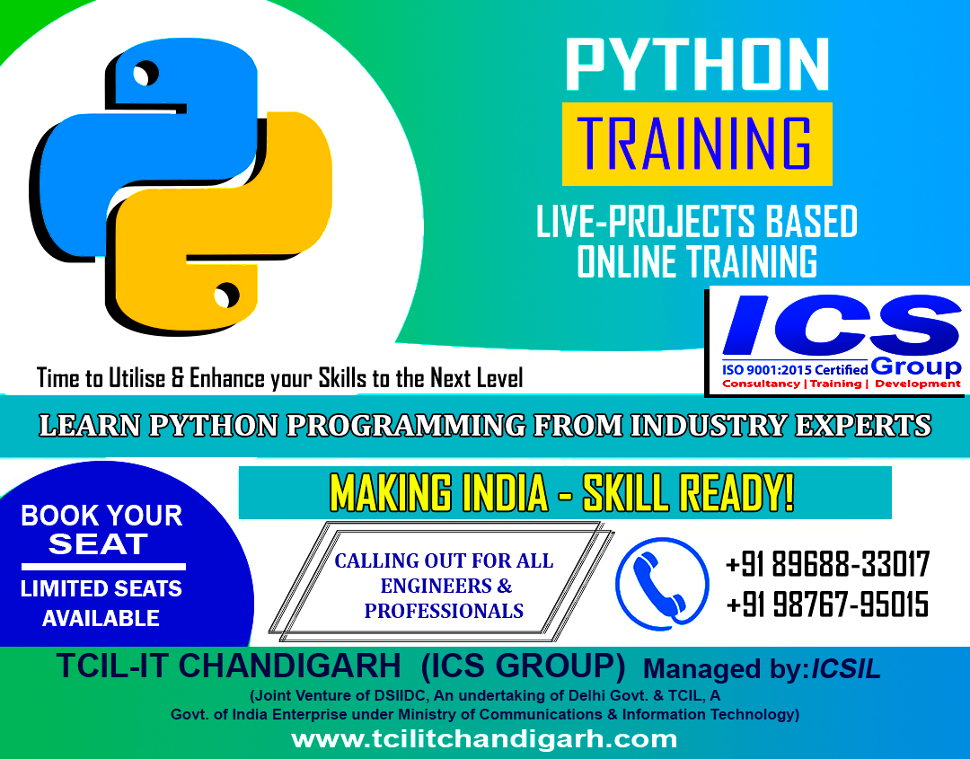 Python Training in Chandigarh Mohali