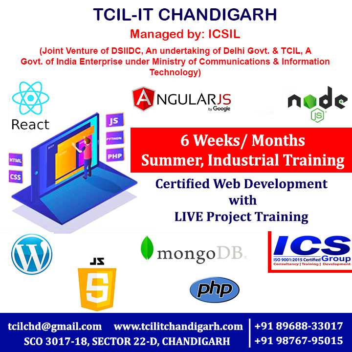Web Development Training in Chandigarh Mohali
